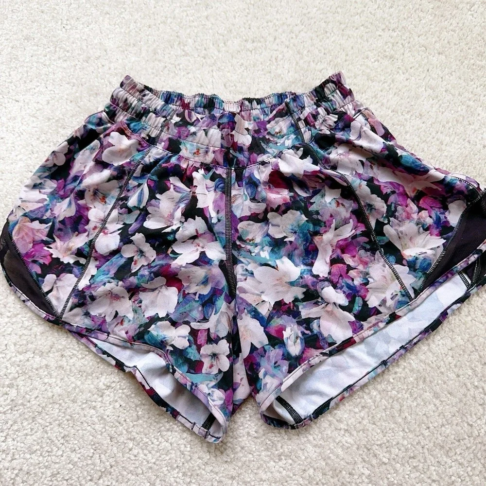 LULULEMON UTOP/DPHM Multi Lightweight Low Rise Lined Hotty Hot Shorts 4